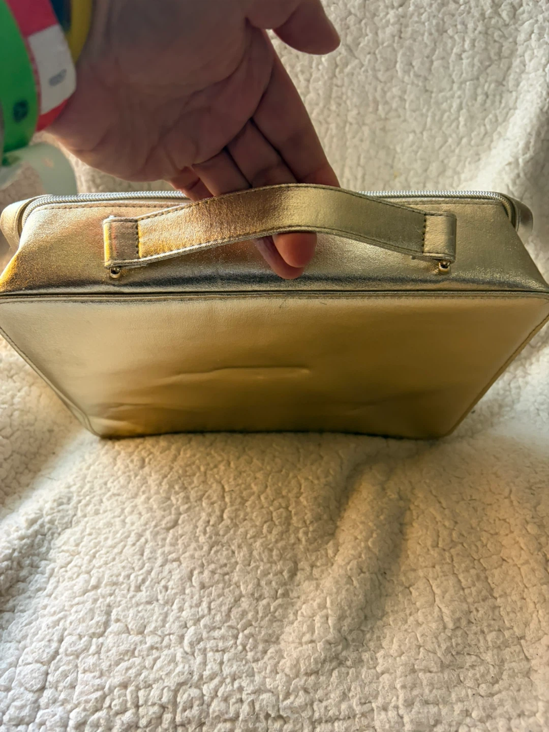 Lancome Gold Cosmetic Case - see Pics - photo 2