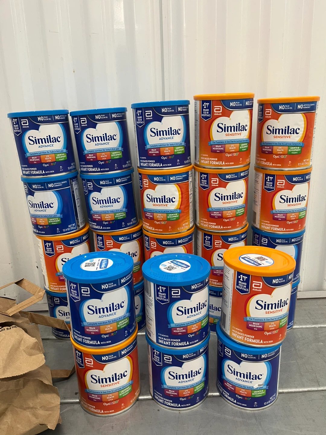 Similac Advance and Sensitive Infant Formula