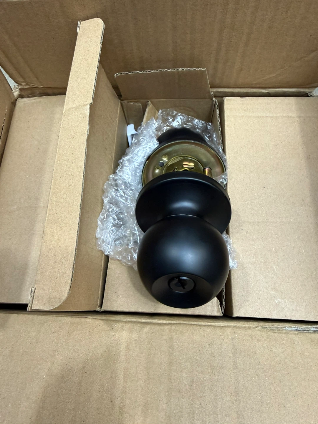 Stainless Steel Ball Entry Door Knob With Keys - photo 4