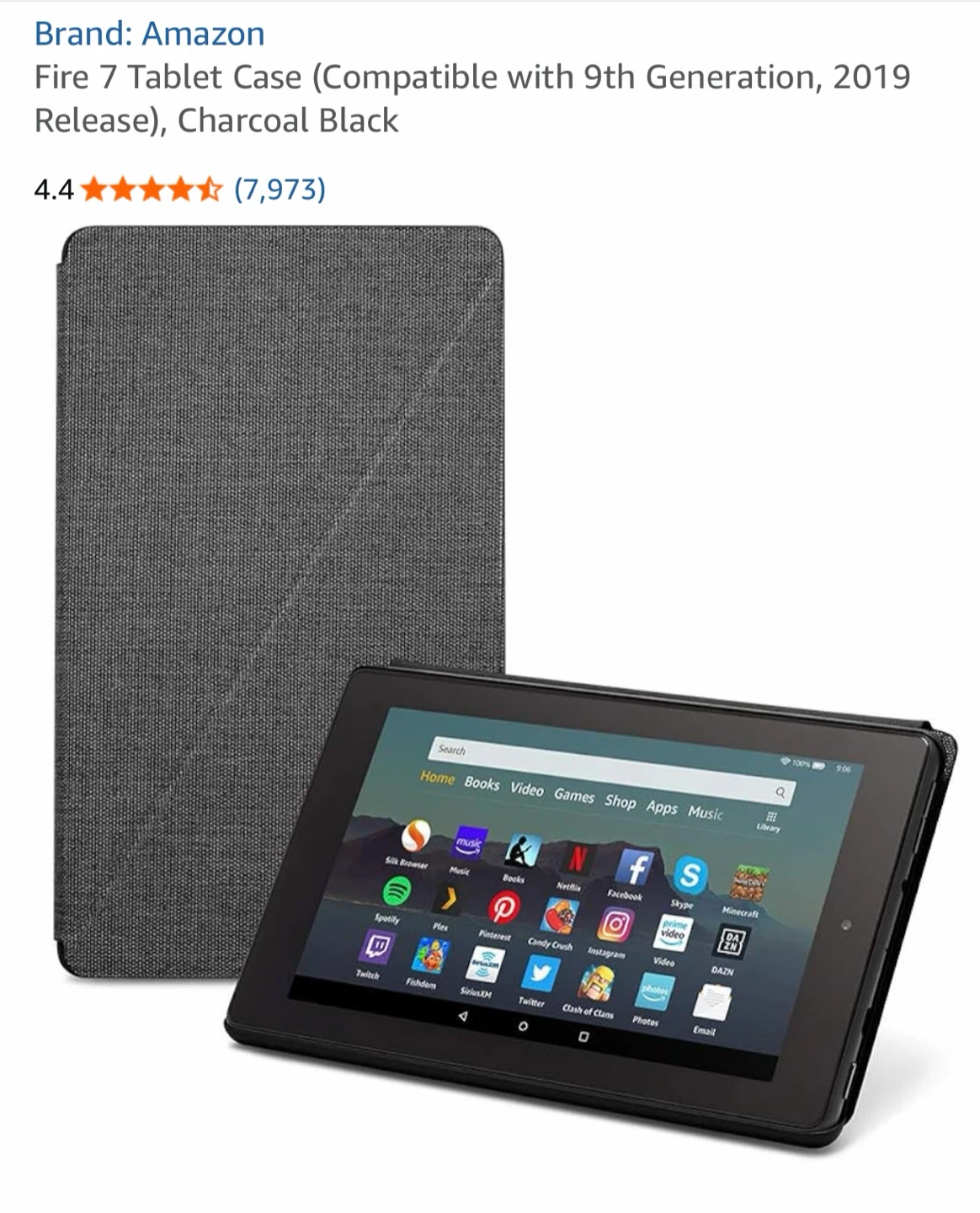 Amazon Fire 7 Tablet Cover (9th Generation)