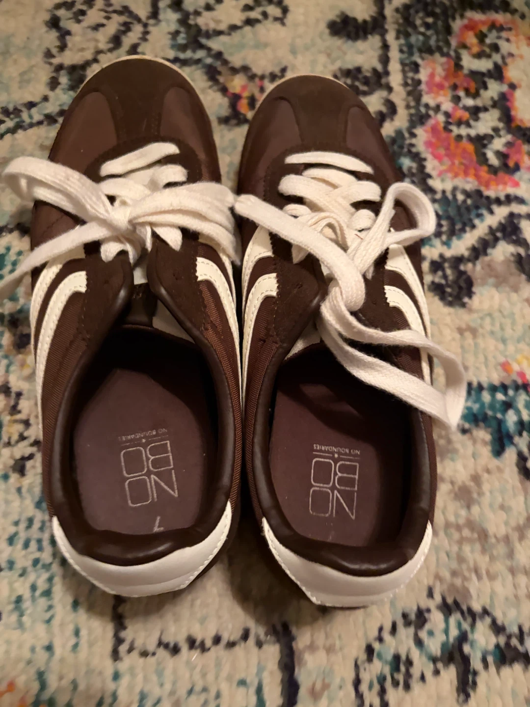 Women's Casual Sneakers - Brown - Size 7 - photo 2