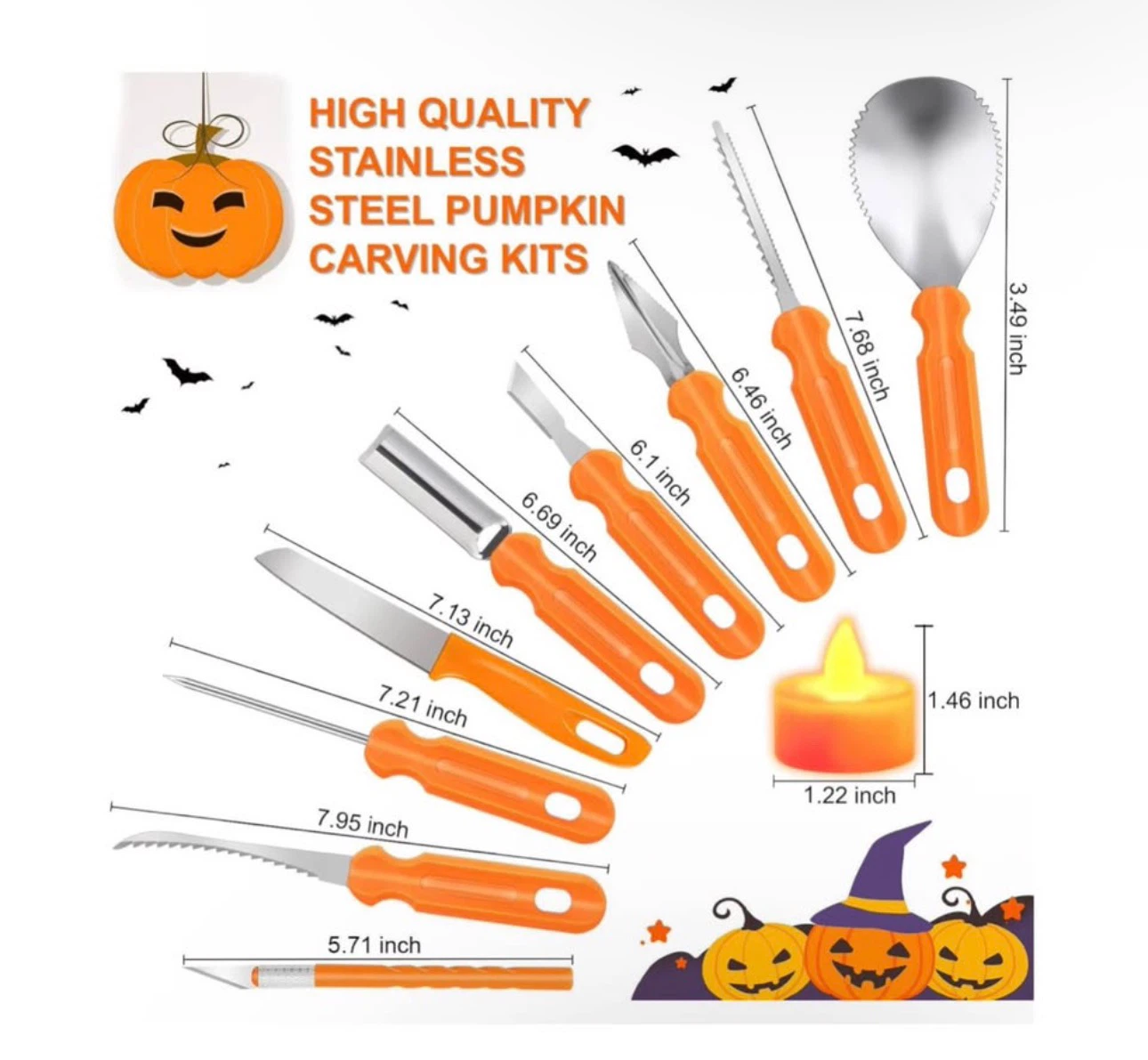 Brand new Pumpkin Carving Tools, 41 PCS - photo 3