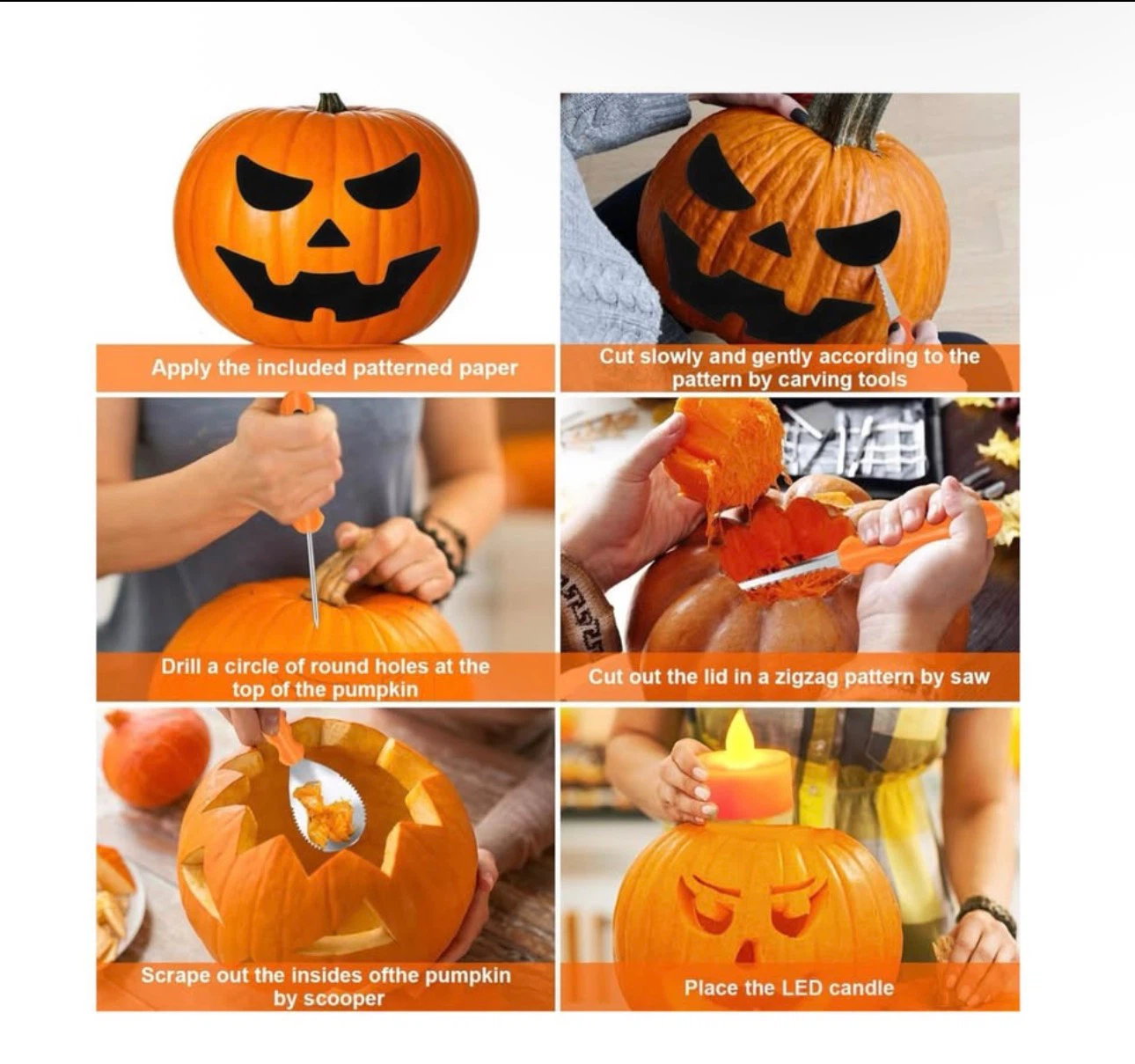 Brand new Pumpkin Carving Tools, 41 PCS - photo 4