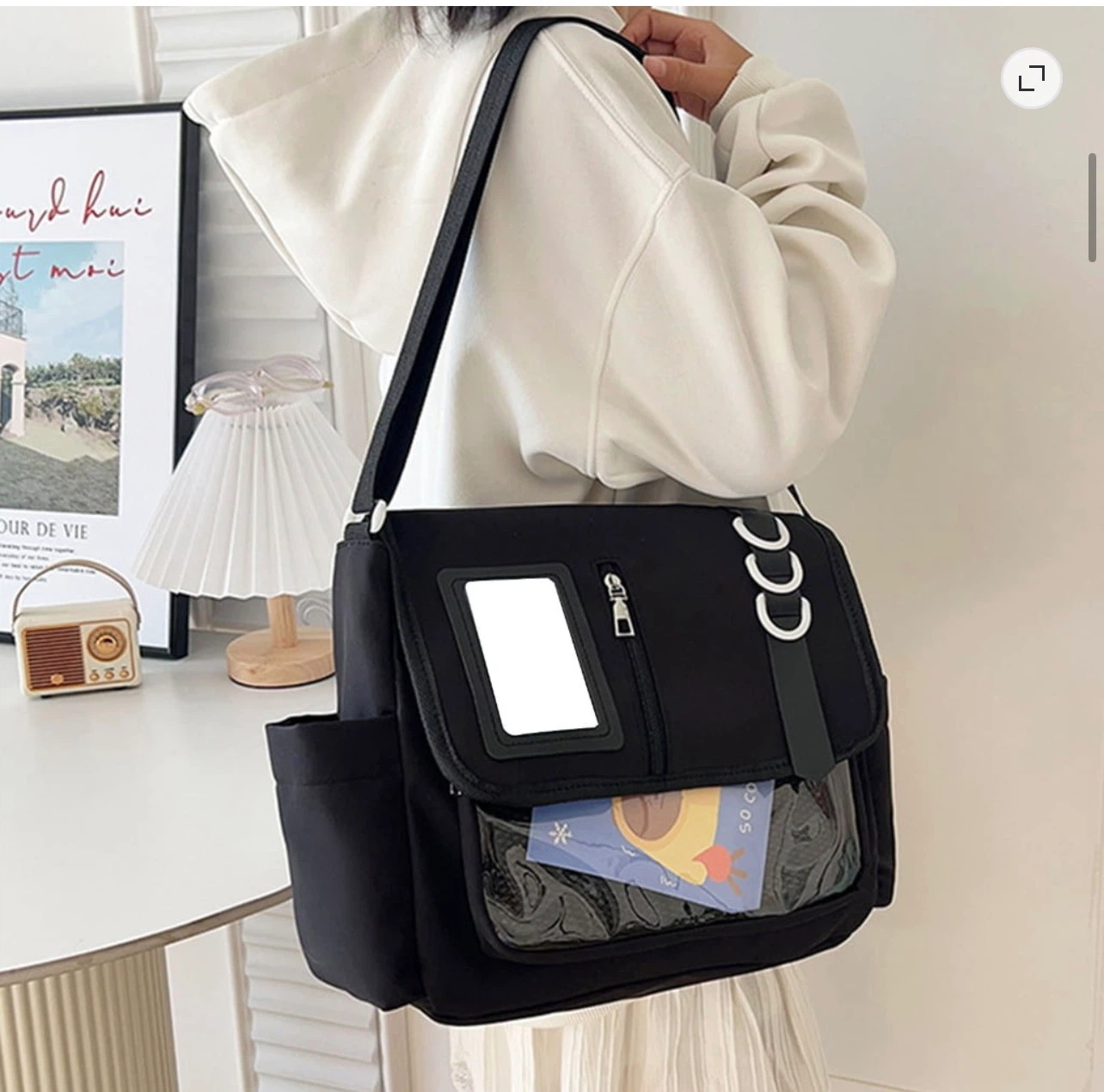 Black Ita Messenger Bag - photo 3