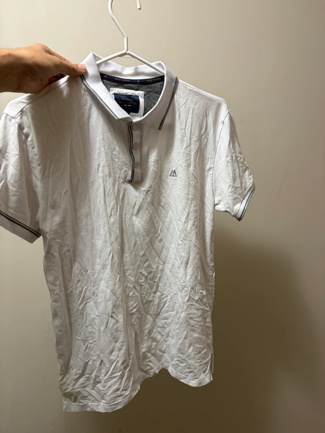 Marc Asher New York White Polo Shirt