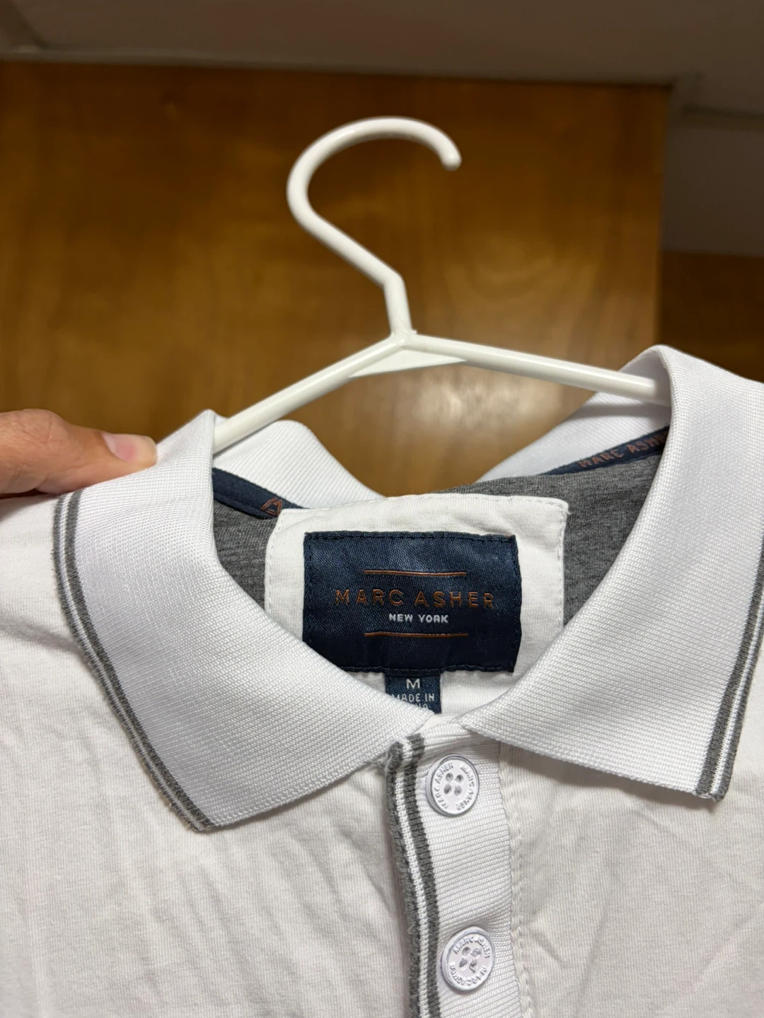 Marc Asher New York White Polo Shirt - photo 4