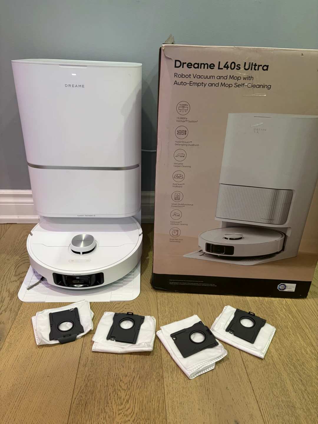 Dreame L40s Ultra Robot Vacuum & Mop – 19,000Pa
