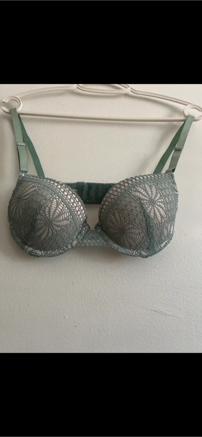 Hunkemöller Lace Bra Sage Green