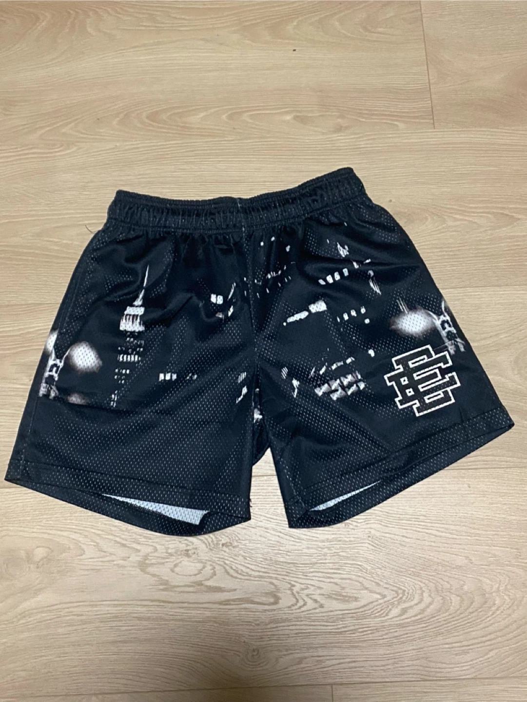 Eric Emanuel Cityscape Mesh Shorts