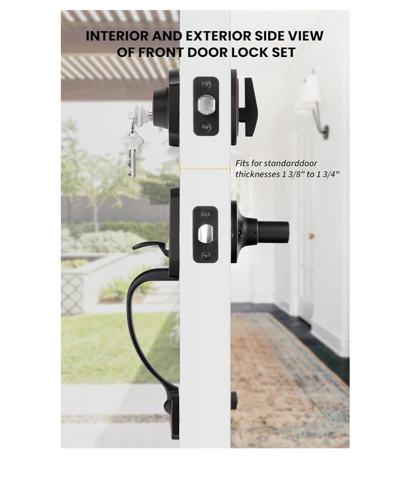 Goldenwarm Front Door Lock Set - photo 3