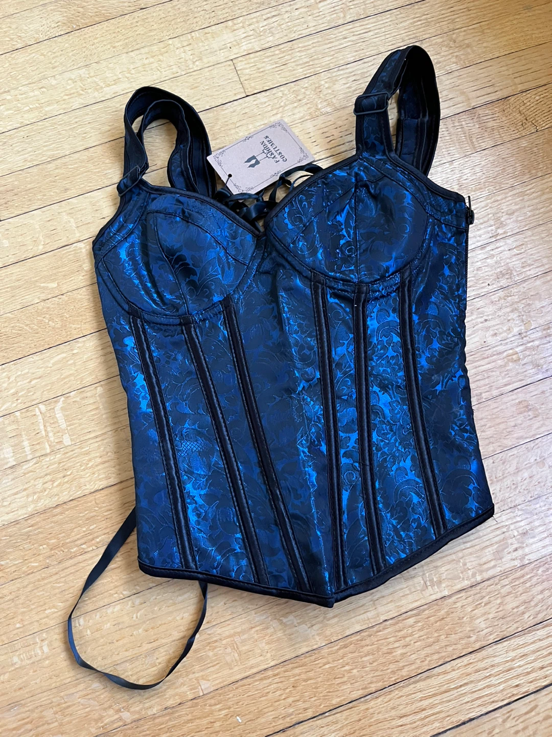 ADELCE Gothic Jacquard Corset Bustier - photo 4
