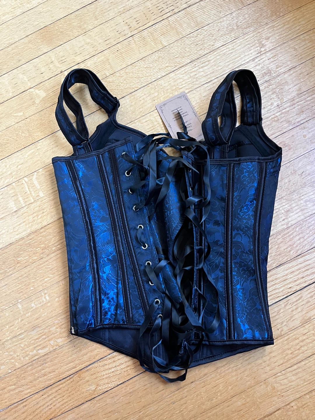 ADELCE Gothic Jacquard Corset Bustier - photo 5