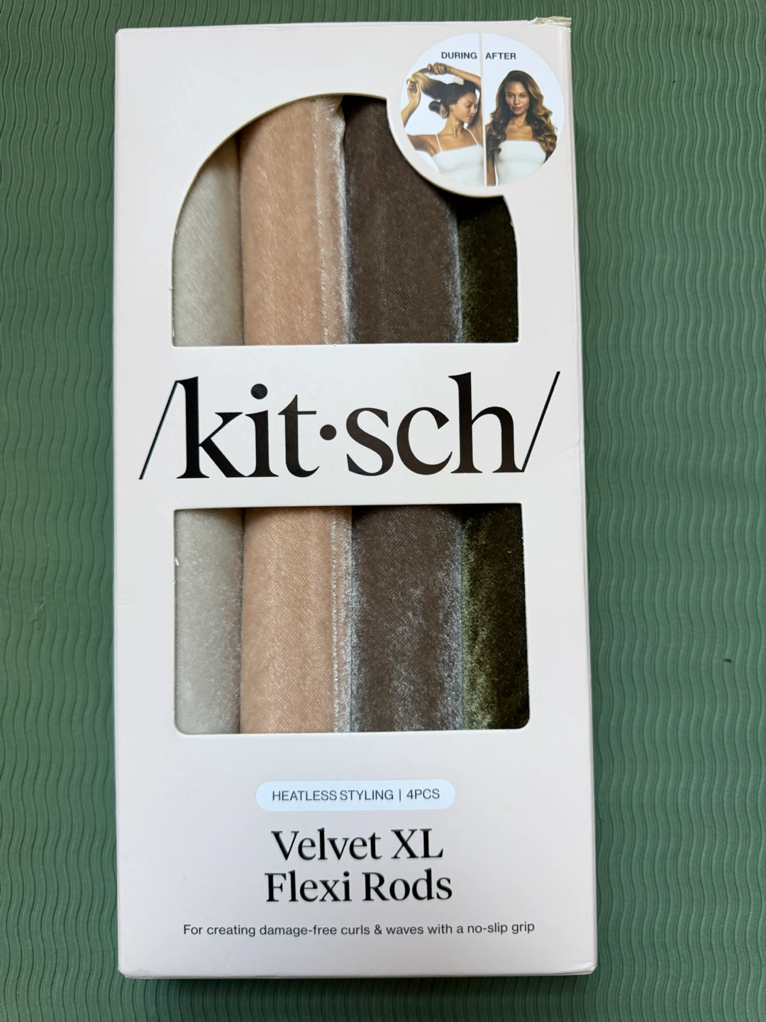 Kitsch Velvet XL Flexi Rods Heatless Curling Rod (4-Pack)
