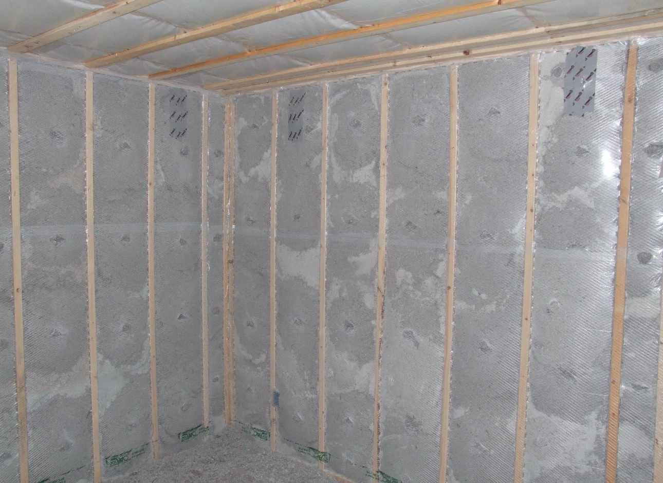 Blown-in wall bar insulation service - photo 4