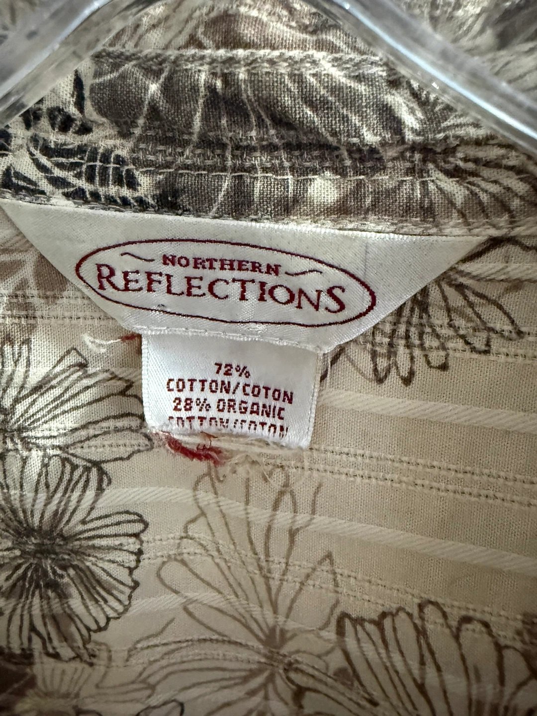 Northern Reflections Floral Button-Down Shirt - photo 2