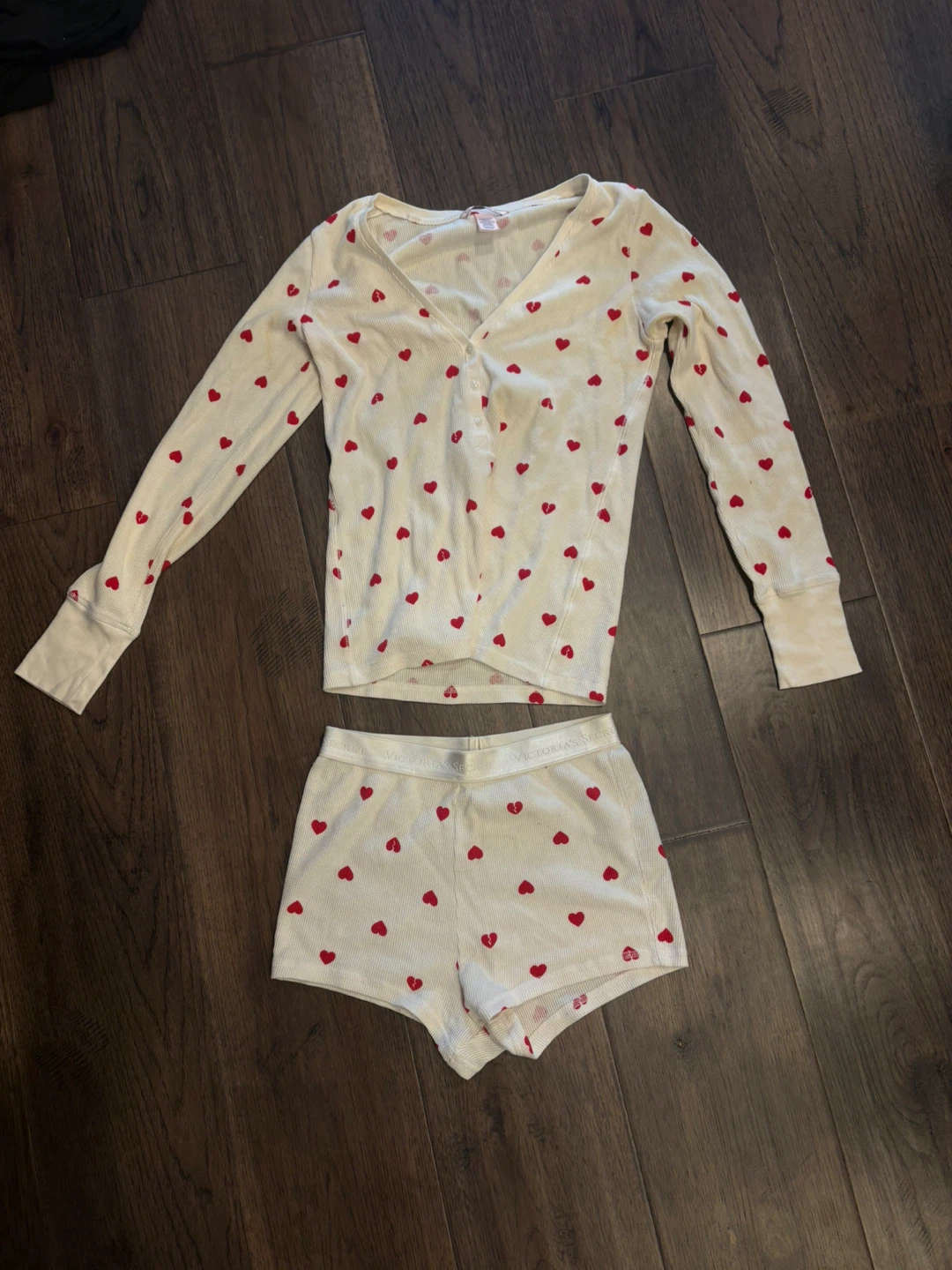 Victoria's Secret Heart Print Pajama Set - photo 2