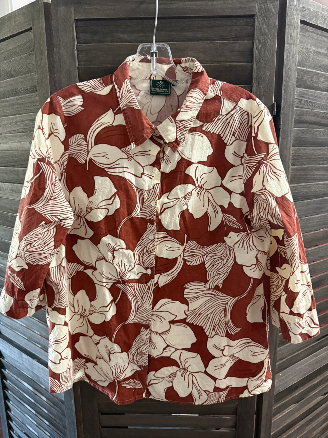 Saddle & Mallet Floral Print Shirt