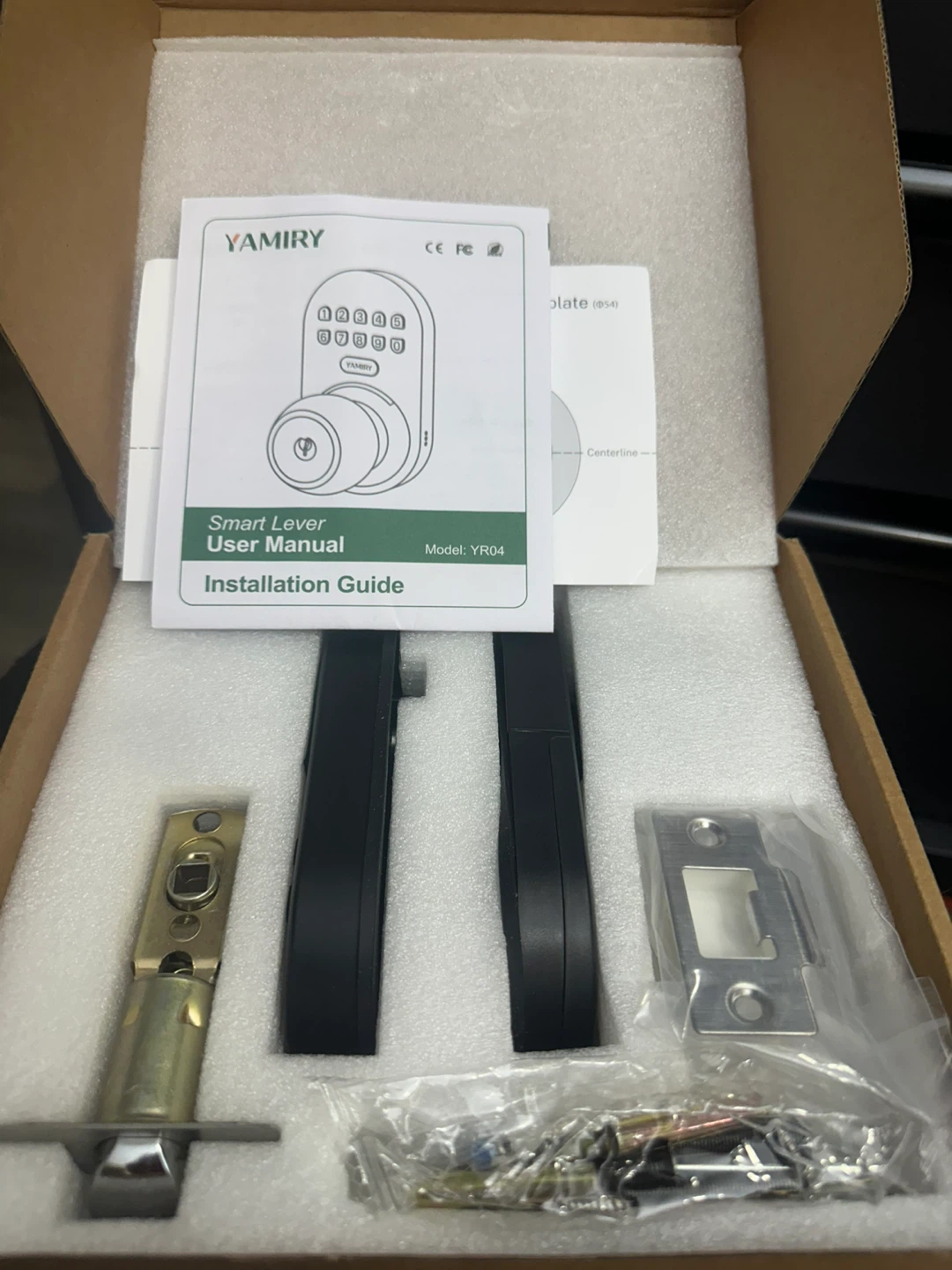 YAMIRY Keypad Smart Door Knob Lock - photo 5