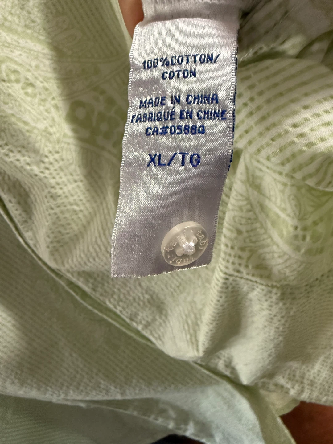 Tabi Light Green Button-Down Shirt - photo 2