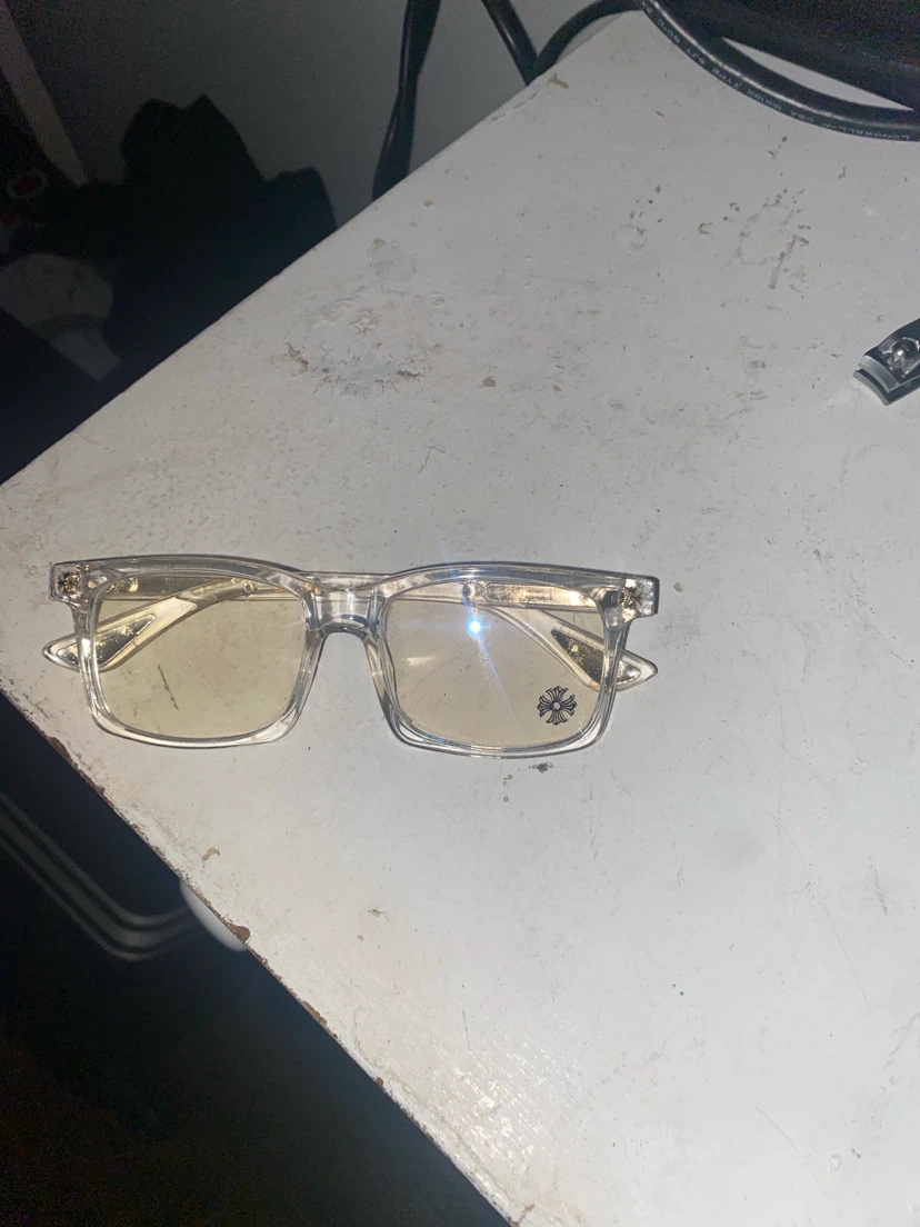 Chrome Hearts Clear Frame Glasses