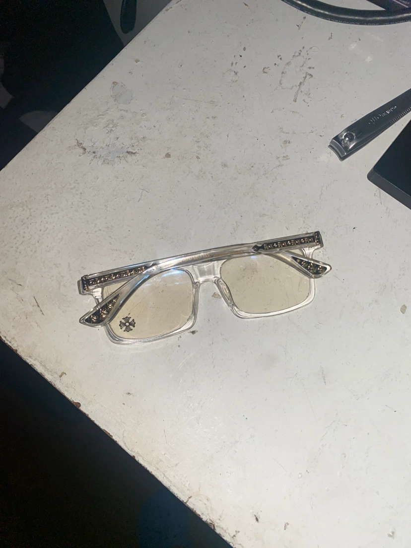 Chrome Hearts Clear Frame Glasses - photo 2