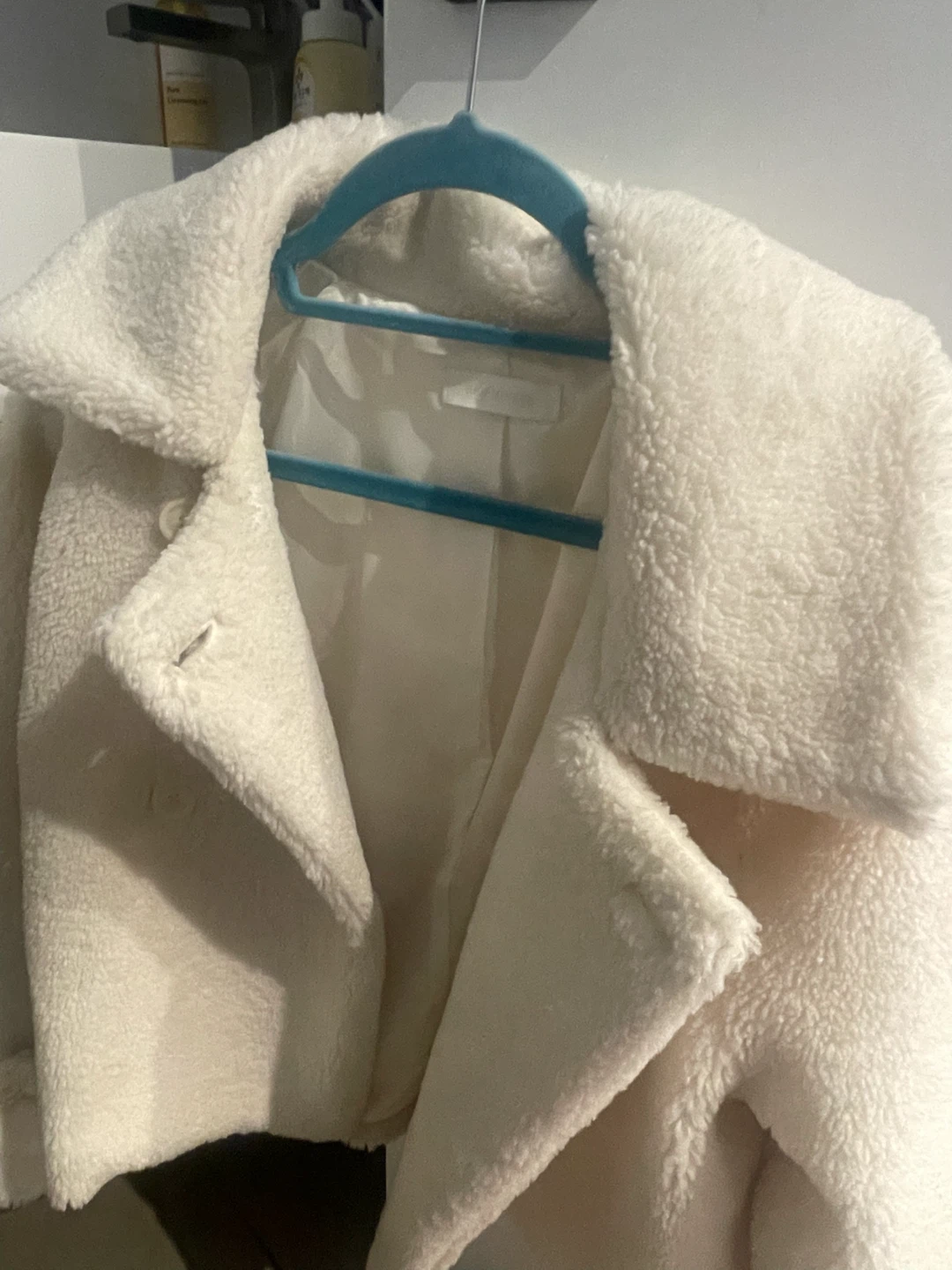 Shop Minete White Sherpa Jacket - photo 2