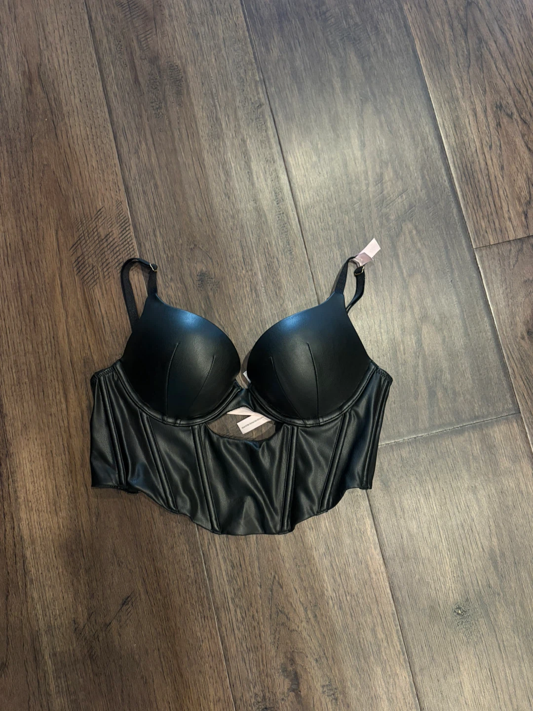 Victoria's Secret Faux Leather Corset Top