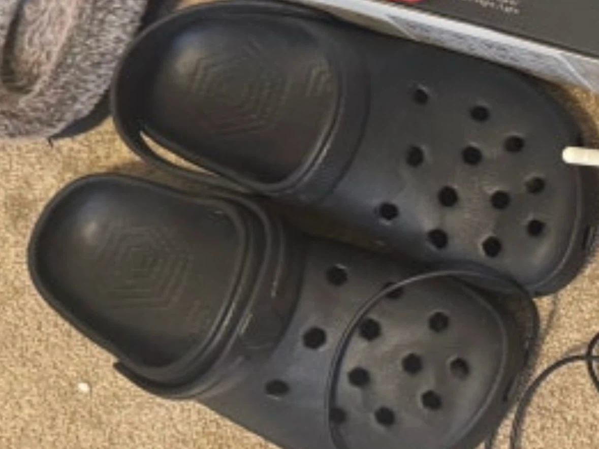Men’s Crocs. Free