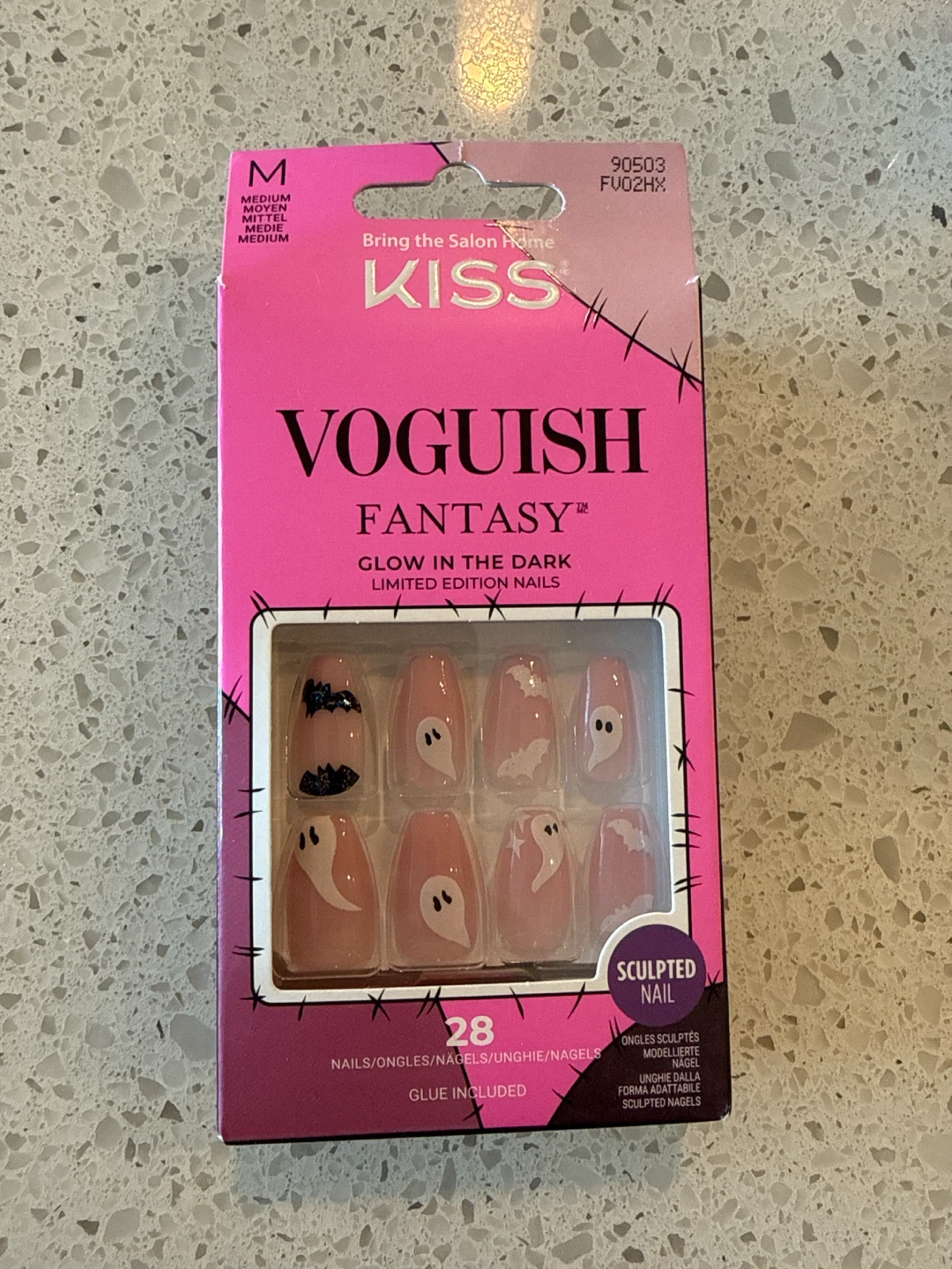 Halloween Glow in the Dark Nails