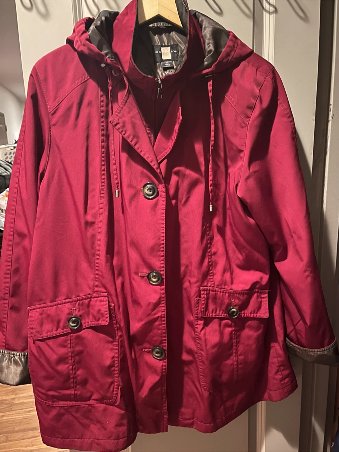 Gallery Women’s Hooded & Lined Jacket XL