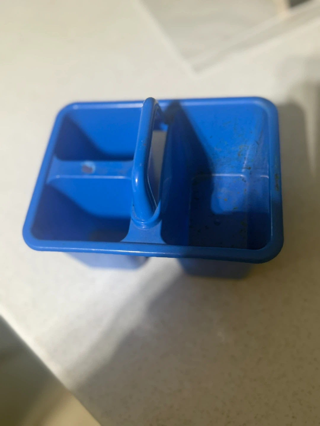 Blue Plastic Utility Caddy