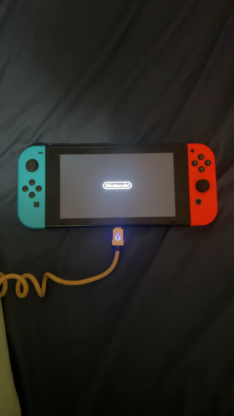 Nintendo Switch Console with Neon Joy-Cons