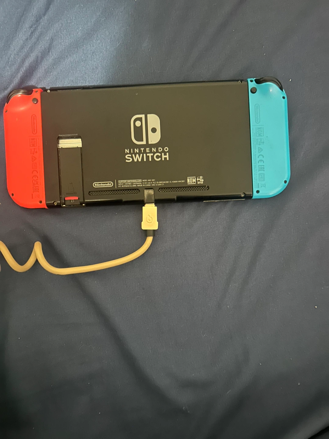 Nintendo Switch Console with Neon Joy-Cons - photo 2