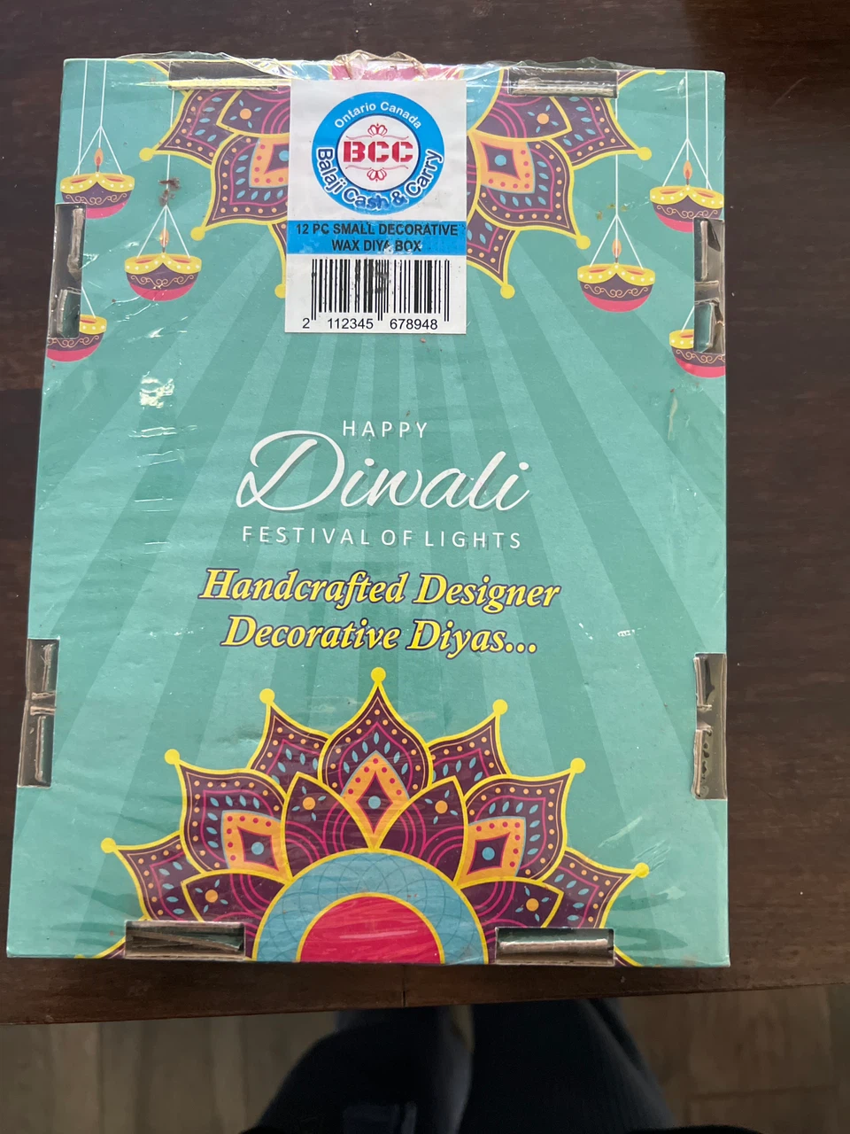 12 Piece Decorative Wax Diya Box - photo 2