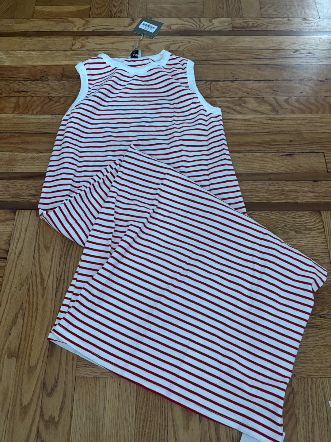 Striped Sleeveless Dress