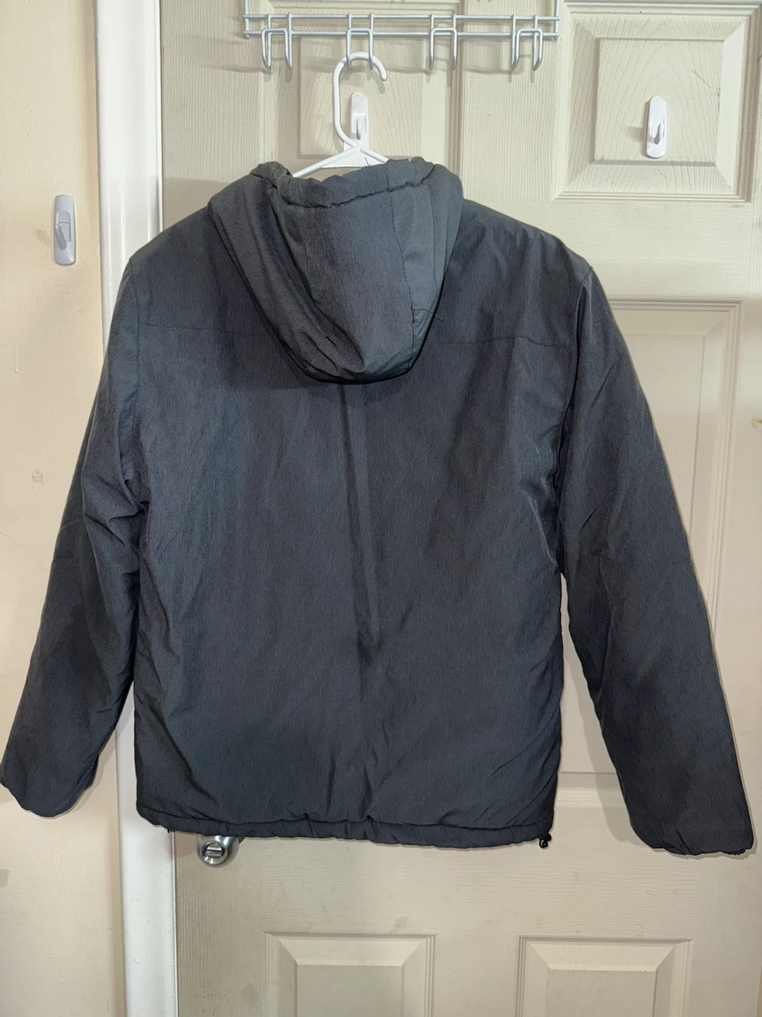 New Balance Grey Hooded Jacket (SMALL) -MEN - photo 2
