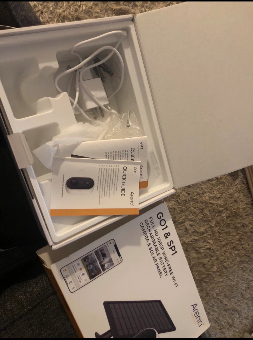 Arenti GO1 & SP1 Security Camera and Solar Panel - photo 2