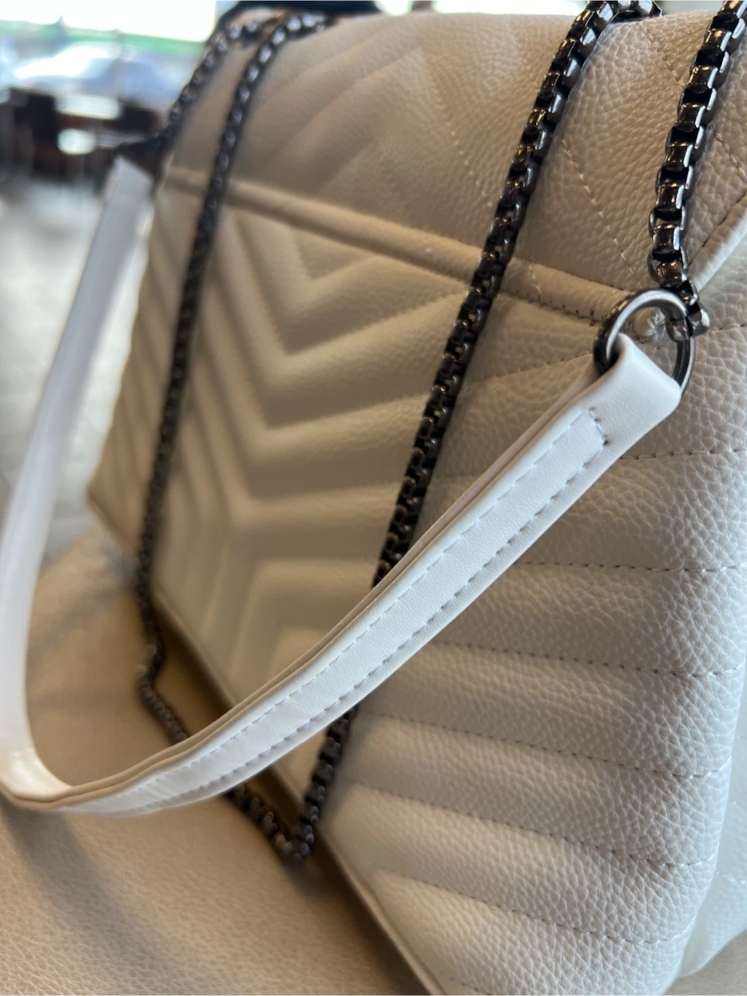 YSL Monogram White Chain Bag/free delivery - photo 2