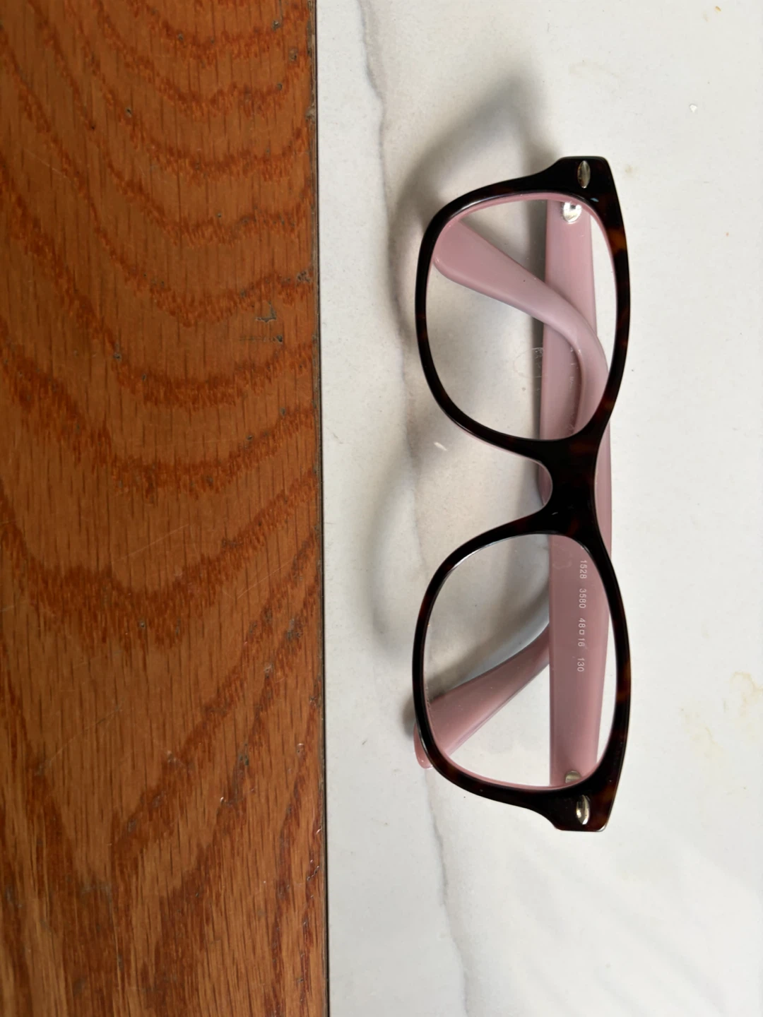 Tortoiseshell and Pink Glasses