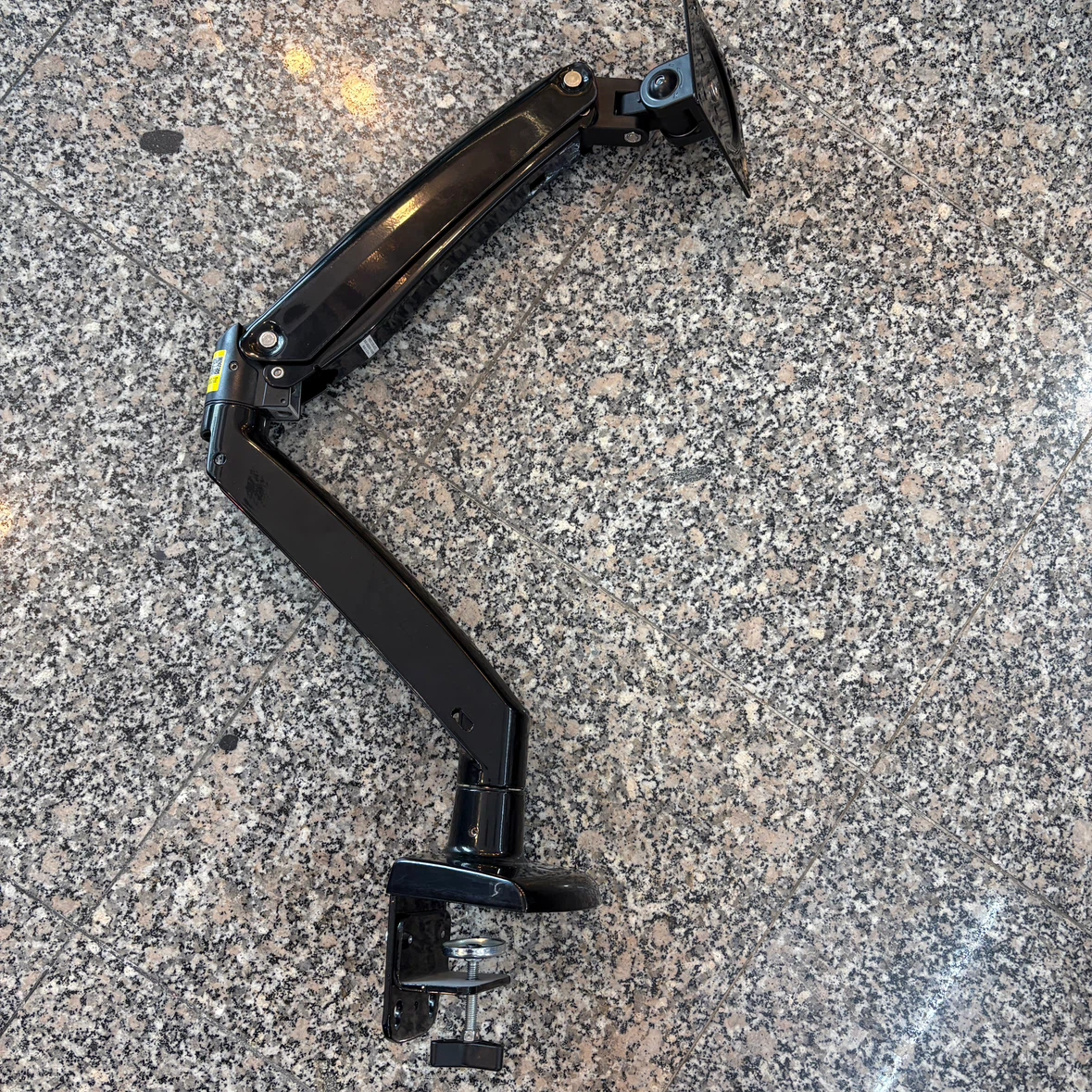 Black Adjustable Monitor Desk Mount Arm