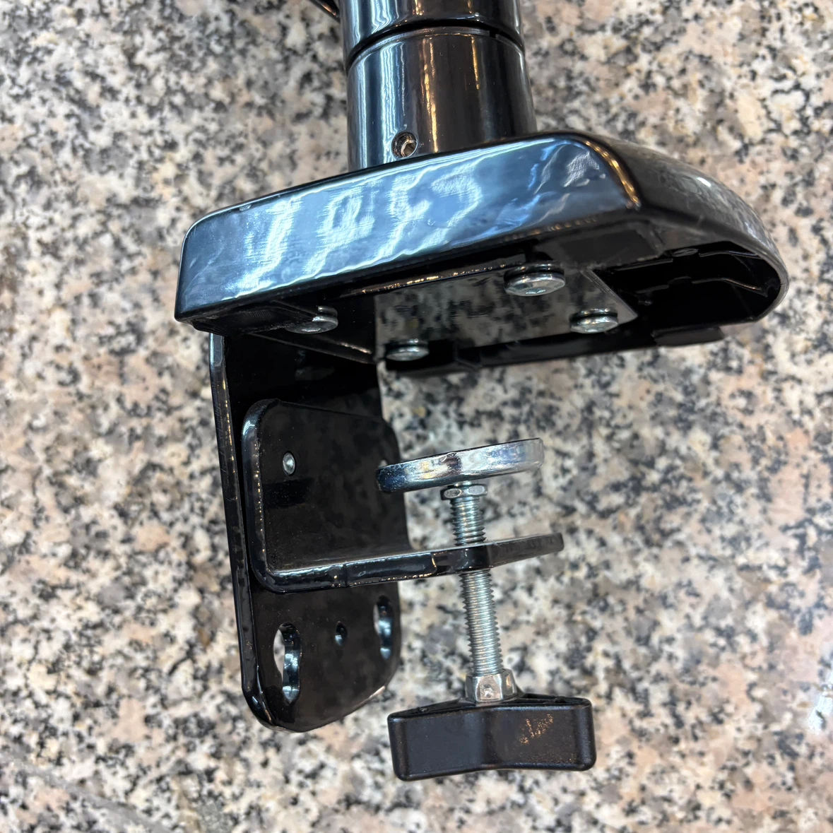 Black Adjustable Monitor Desk Mount Arm - photo 2