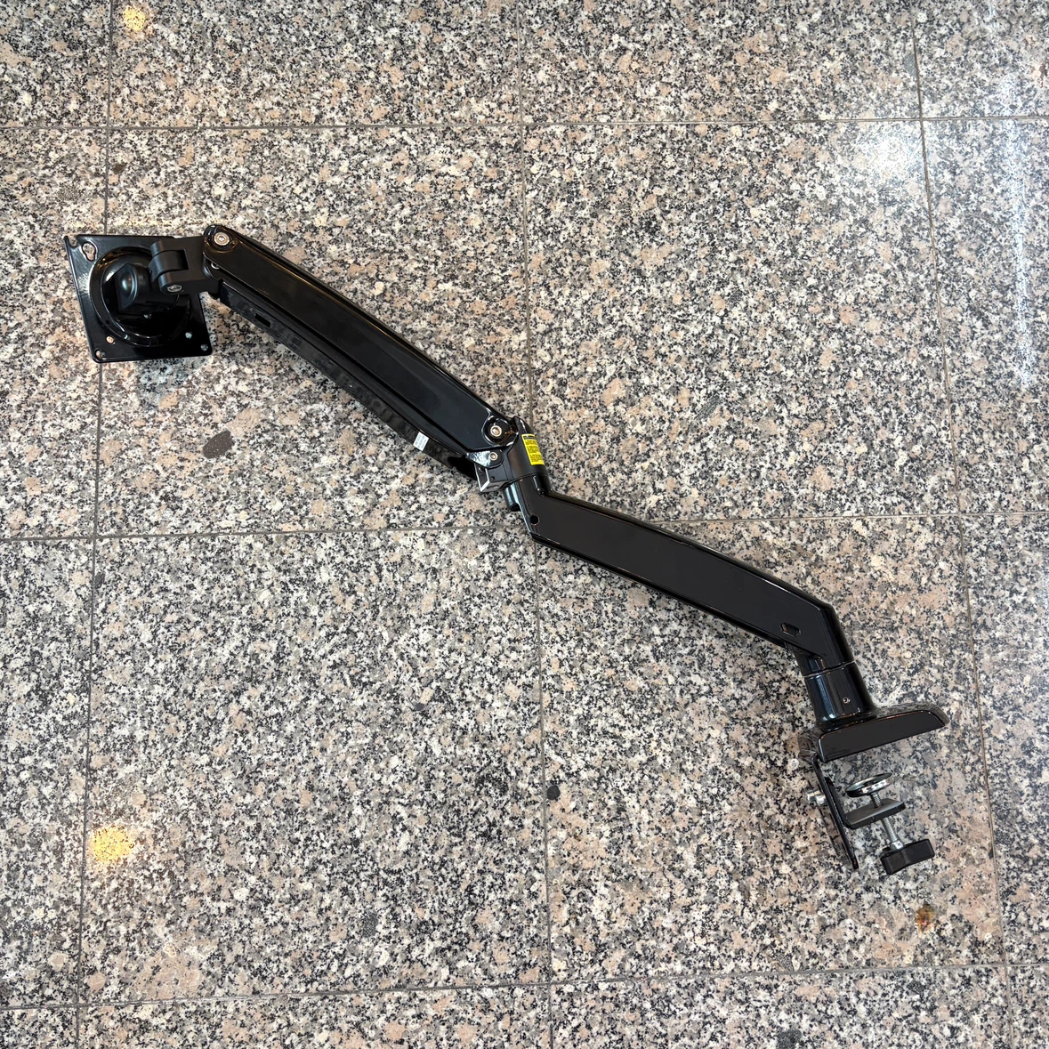 Black Adjustable Monitor Desk Mount Arm - photo 4