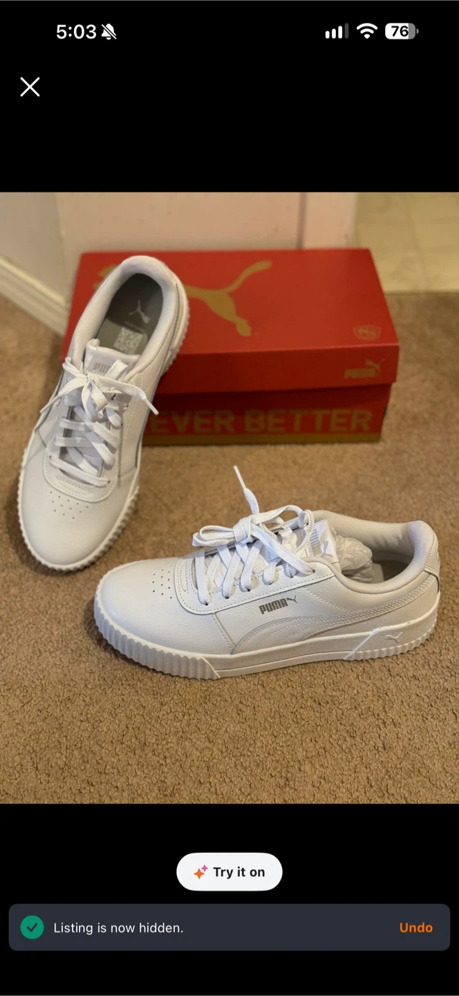 Puma White Sneakers