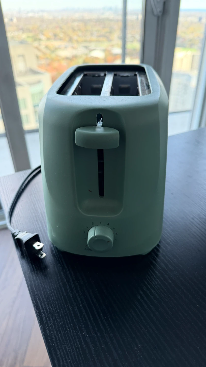 Sage Green 2-Slice Toaster