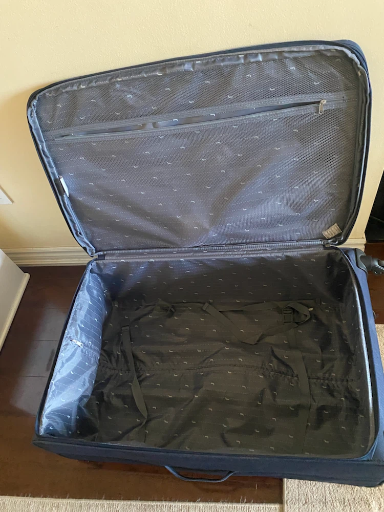 Jetstream blue rolling suitcase - photo 5