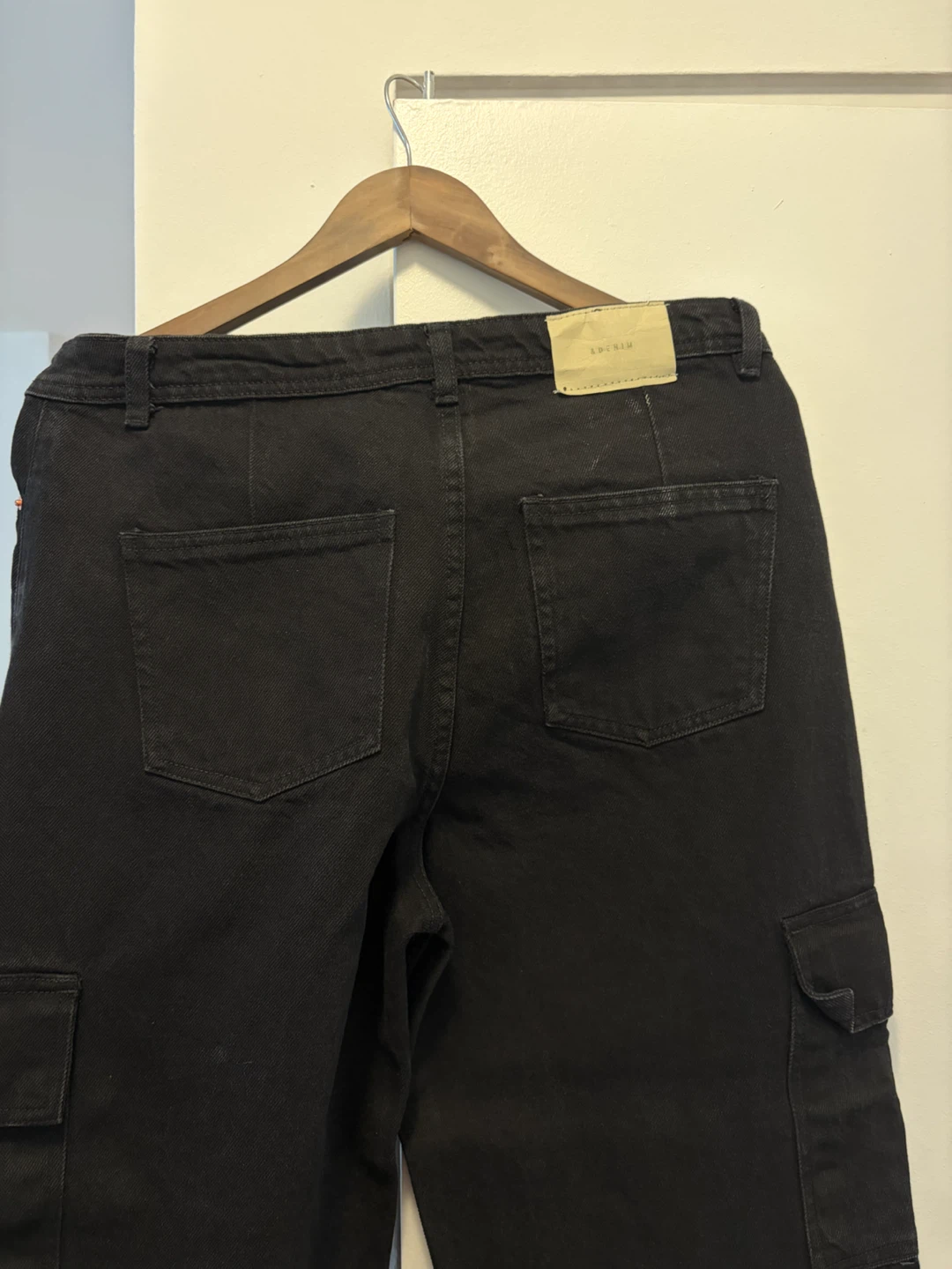 Jet Black A-Denim Cargo Pants - photo 2
