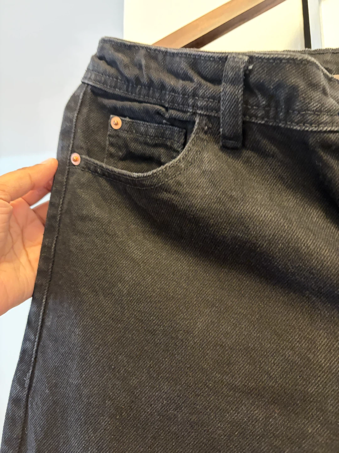 Jet Black A-Denim Cargo Pants - photo 3