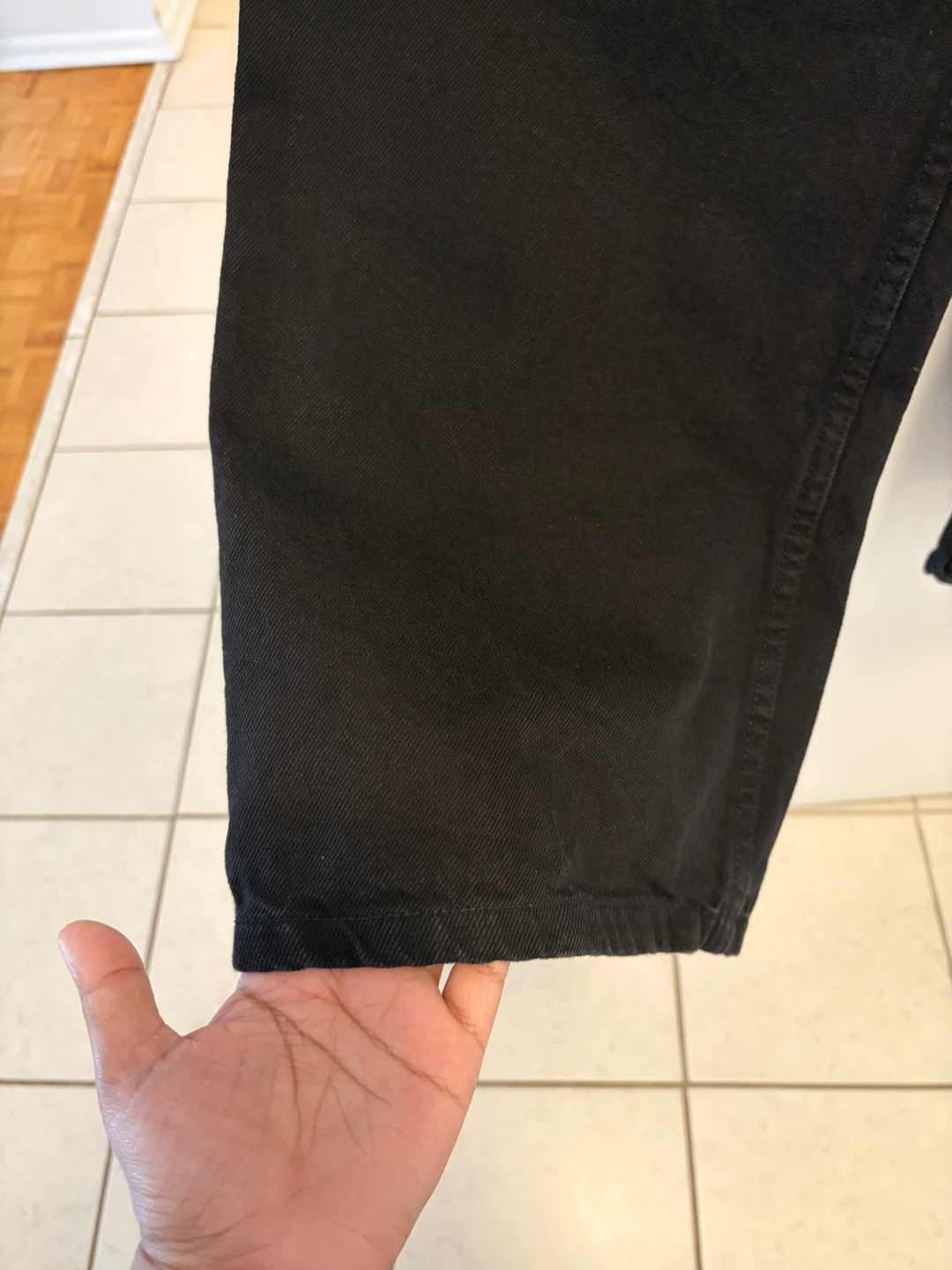 Jet Black A-Denim Cargo Pants - photo 4