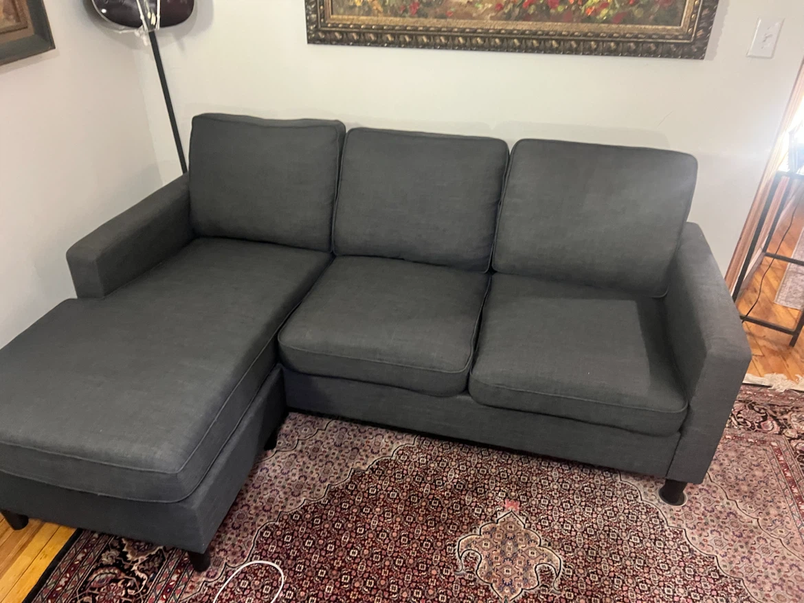 Dark Gray Sectional Sleeper Sofa