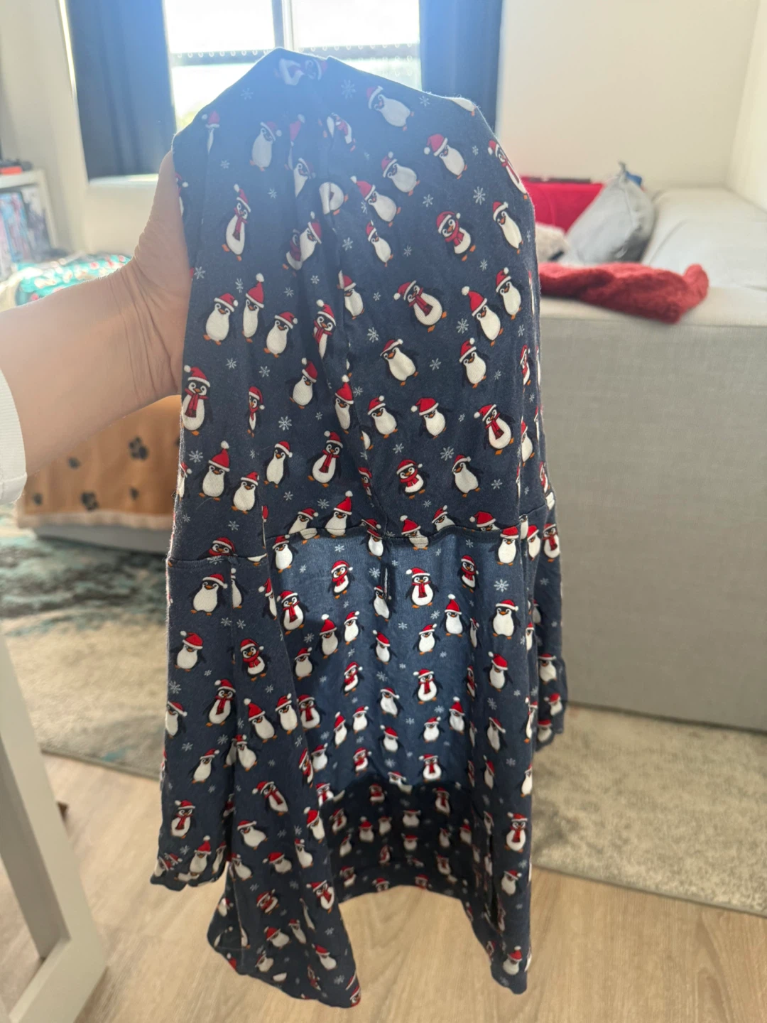 Dog MeUndies Penguin Christmas Hoodie
